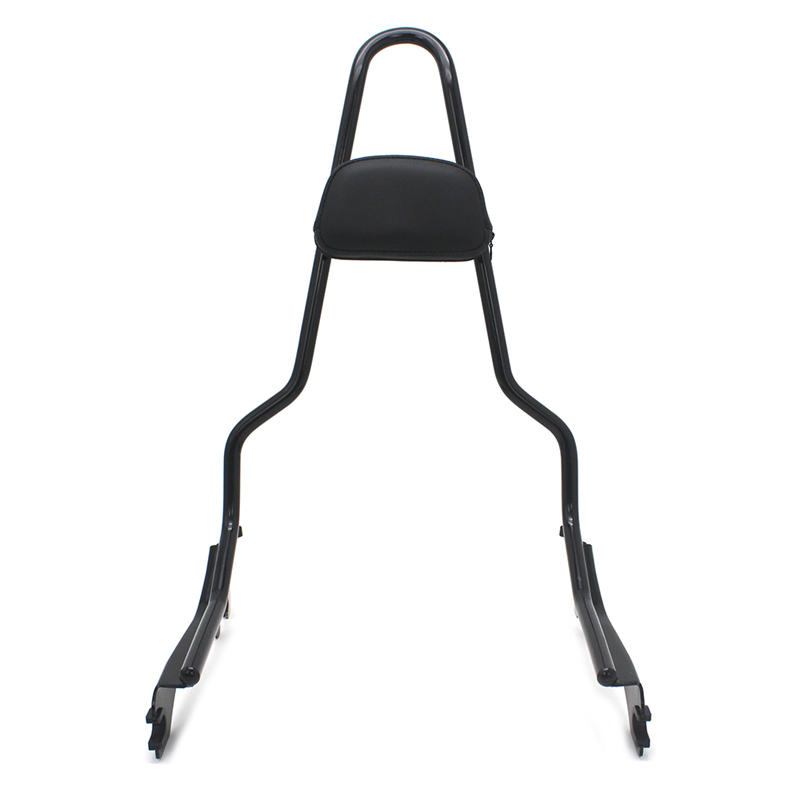 Black Sissy Bar Backrest Set For Harley Softail Breakout Fat Boy 2018-2023 21 22 - View #10